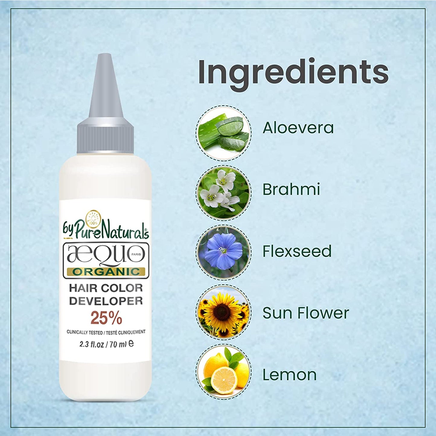 Aequo Organic Hair Cream Developer, 70ML