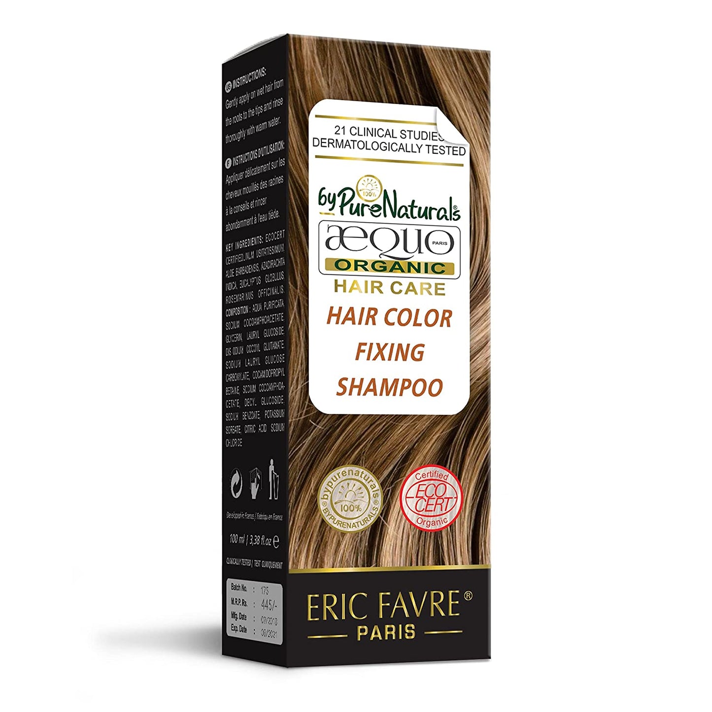 QH+ Aequo Organic Hair Colour Fixing Shampoo- 100ml