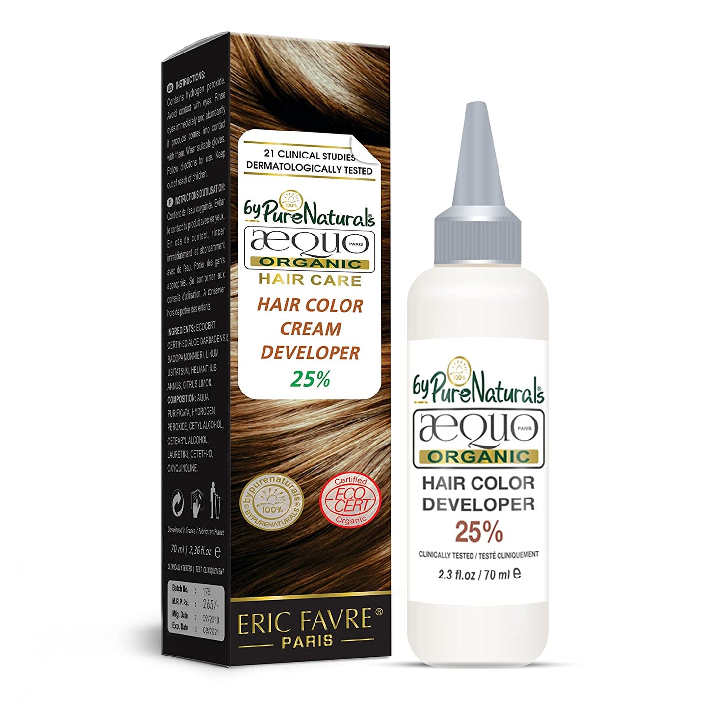 Aequo Organic Hair Cream Developer, 70ML