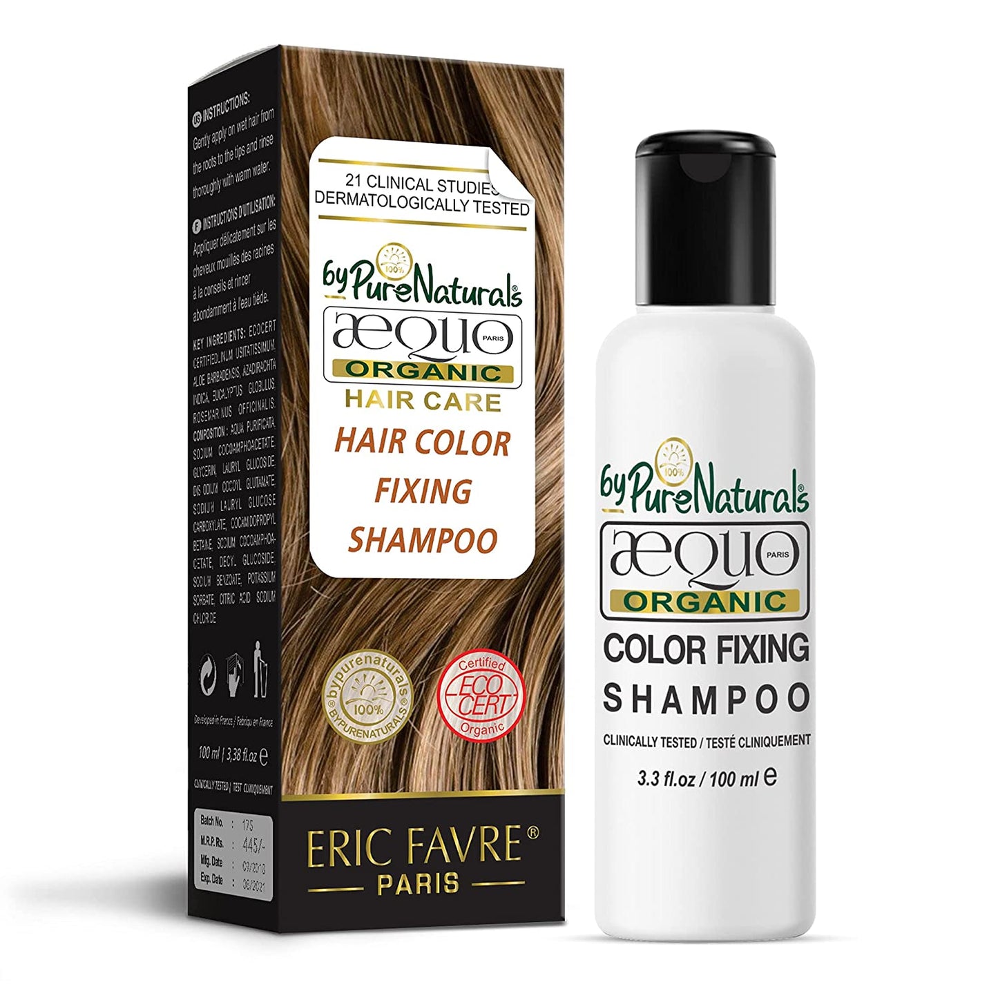 Aequo Organic Hair Color Fixing Shampoo, 100Ml