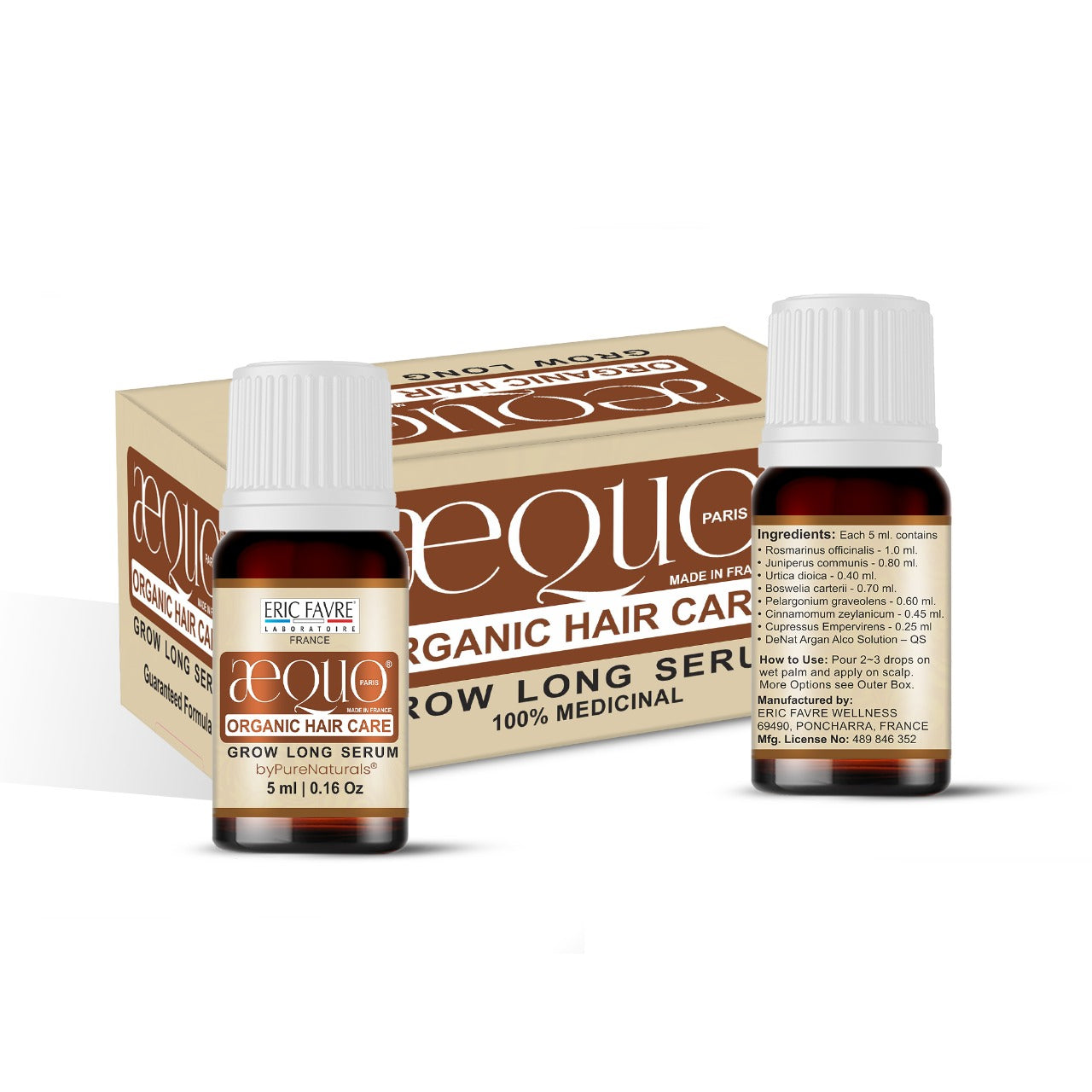 Aequo Organic Hair Growth Serum