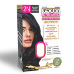 Aequo Organic Cream Hair Color for Women- 170ml- 2N Soft Black