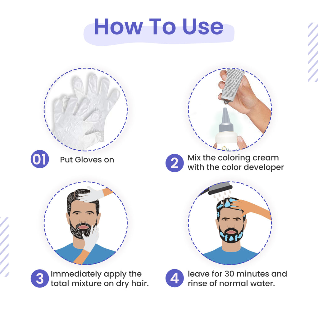 Aequo Organic Cream  Hair Colour for Men ( 170ml)