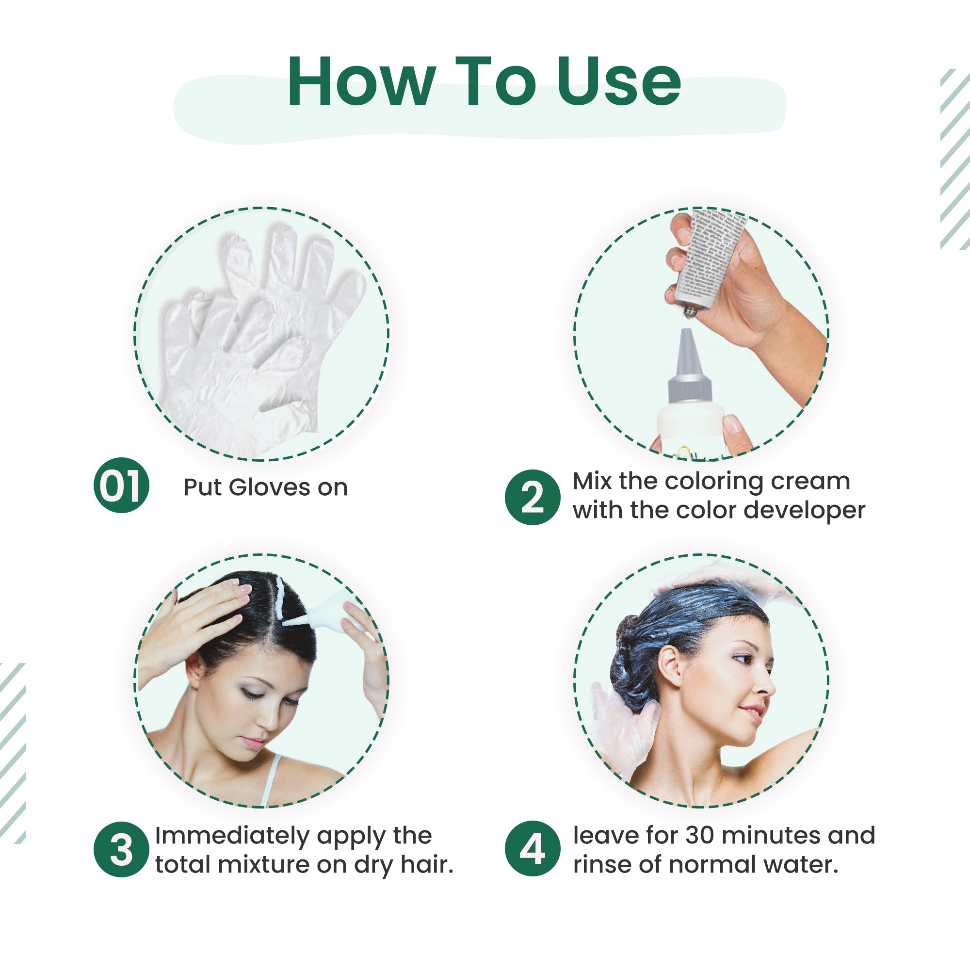 Aequo Organic Cream Hair Color Professional Pack- 120ml