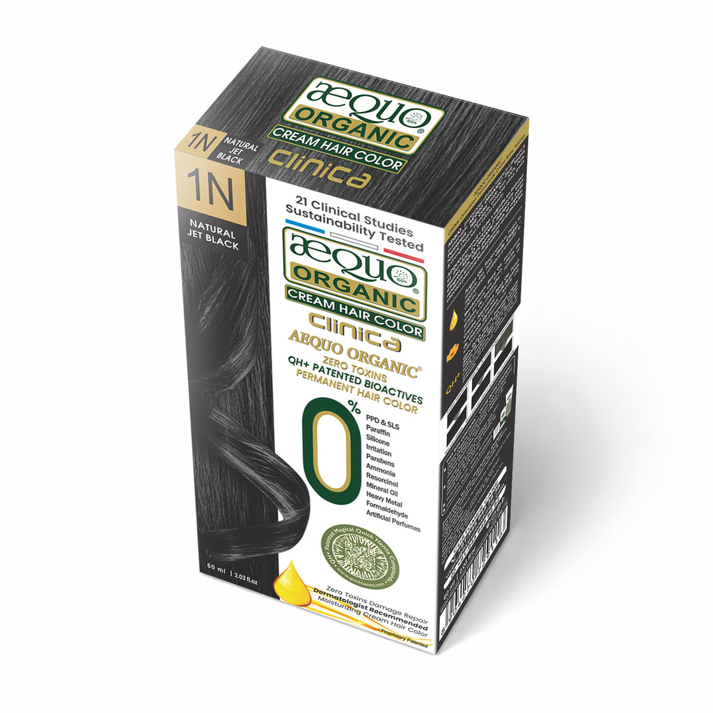 Aequo Organic Zero Toxins Cream Hair Color- 60ml