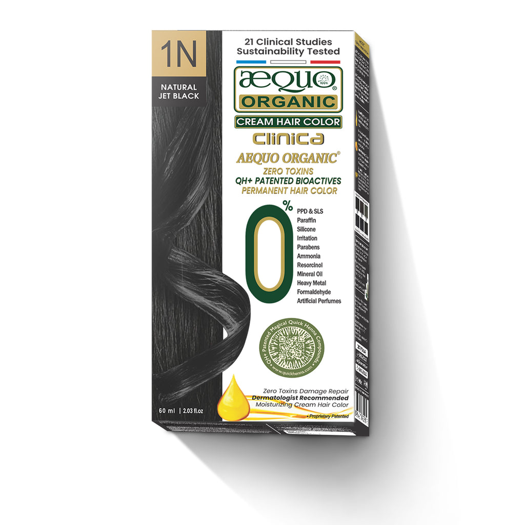 Aequo Organic Zero Toxins Cream Hair Color- 60ml