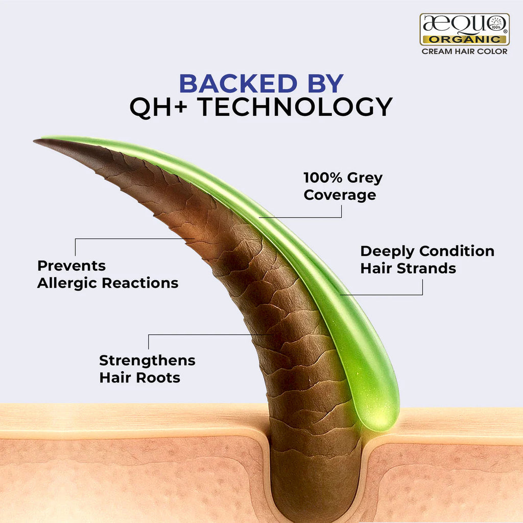 Aequo Organic Cream  Hair Colour for Men ( 170ml)