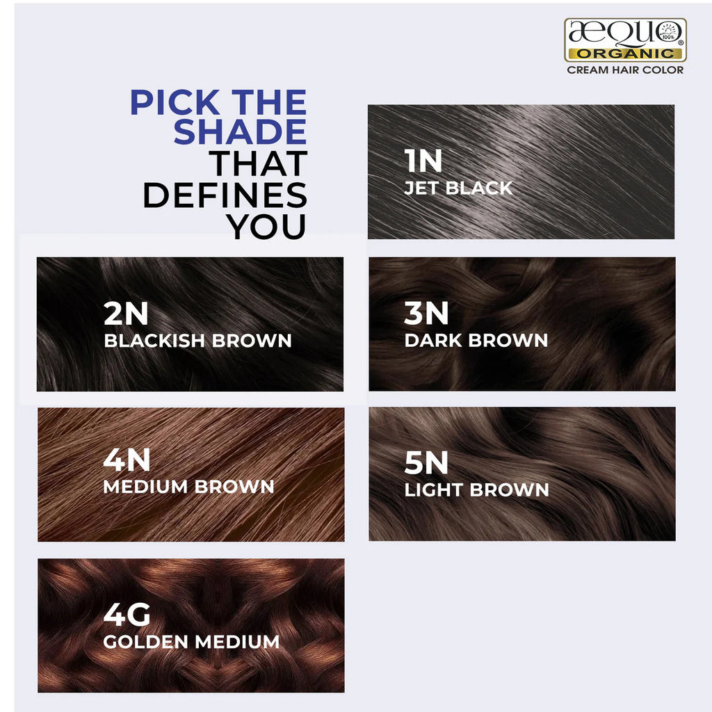 Aequo Organic Cream  Hair Colour for Men ( 170ml)