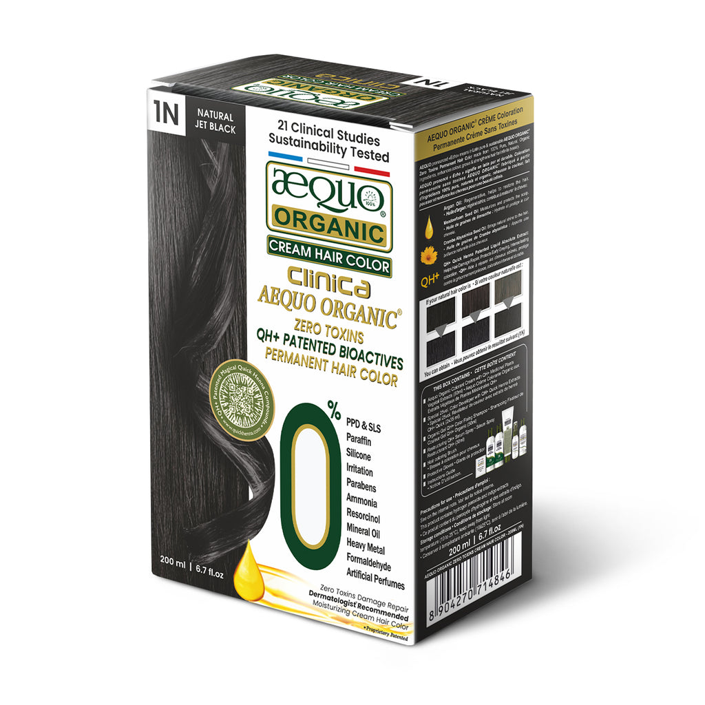 Aequo Organic Zero Toxins Clinica Cream Hair Color (200ml)