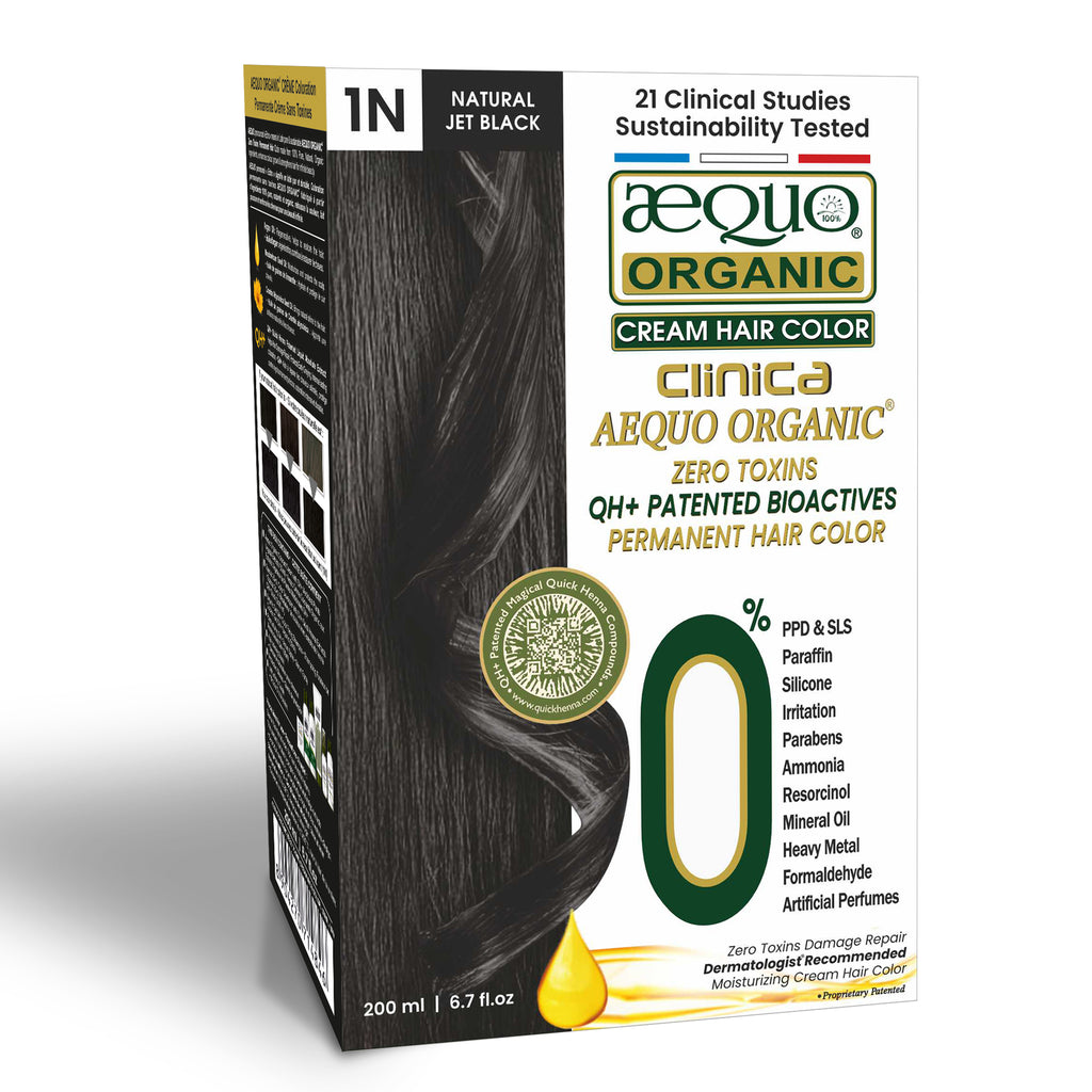 Aequo Organic Zero Toxins Clinica Cream Hair Color (200ml)