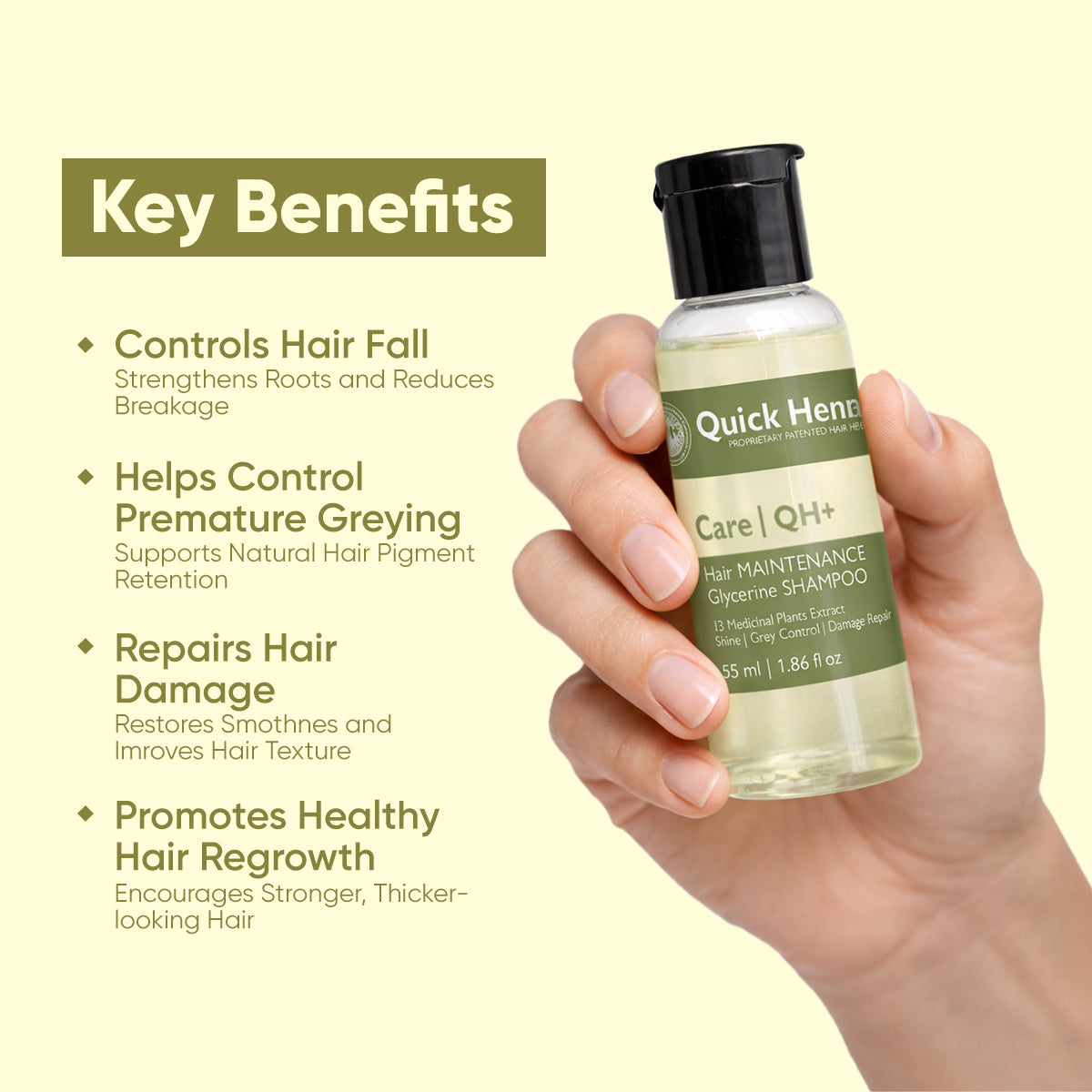 QH+ Hair Maintenance Shampoo -55ml