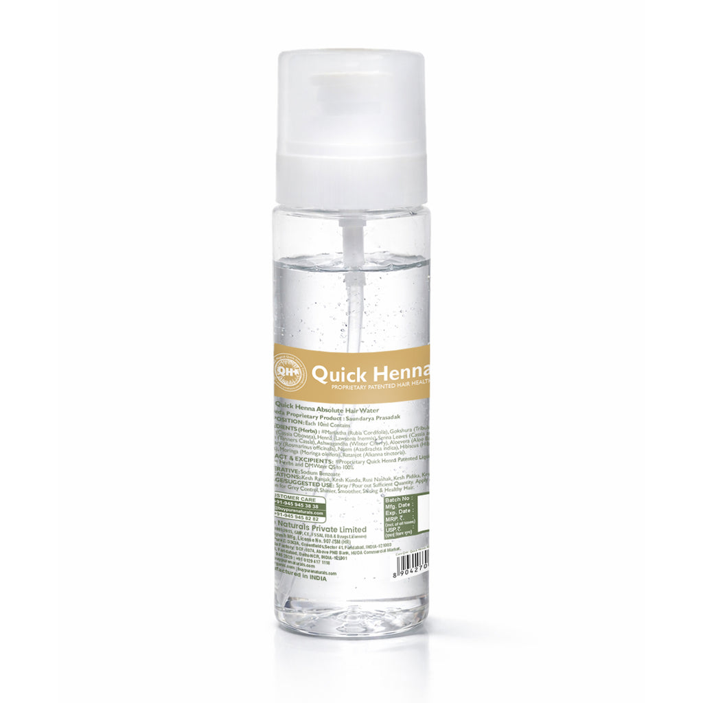 QH+ Quick Henna Absolute Hair Water- 100ml