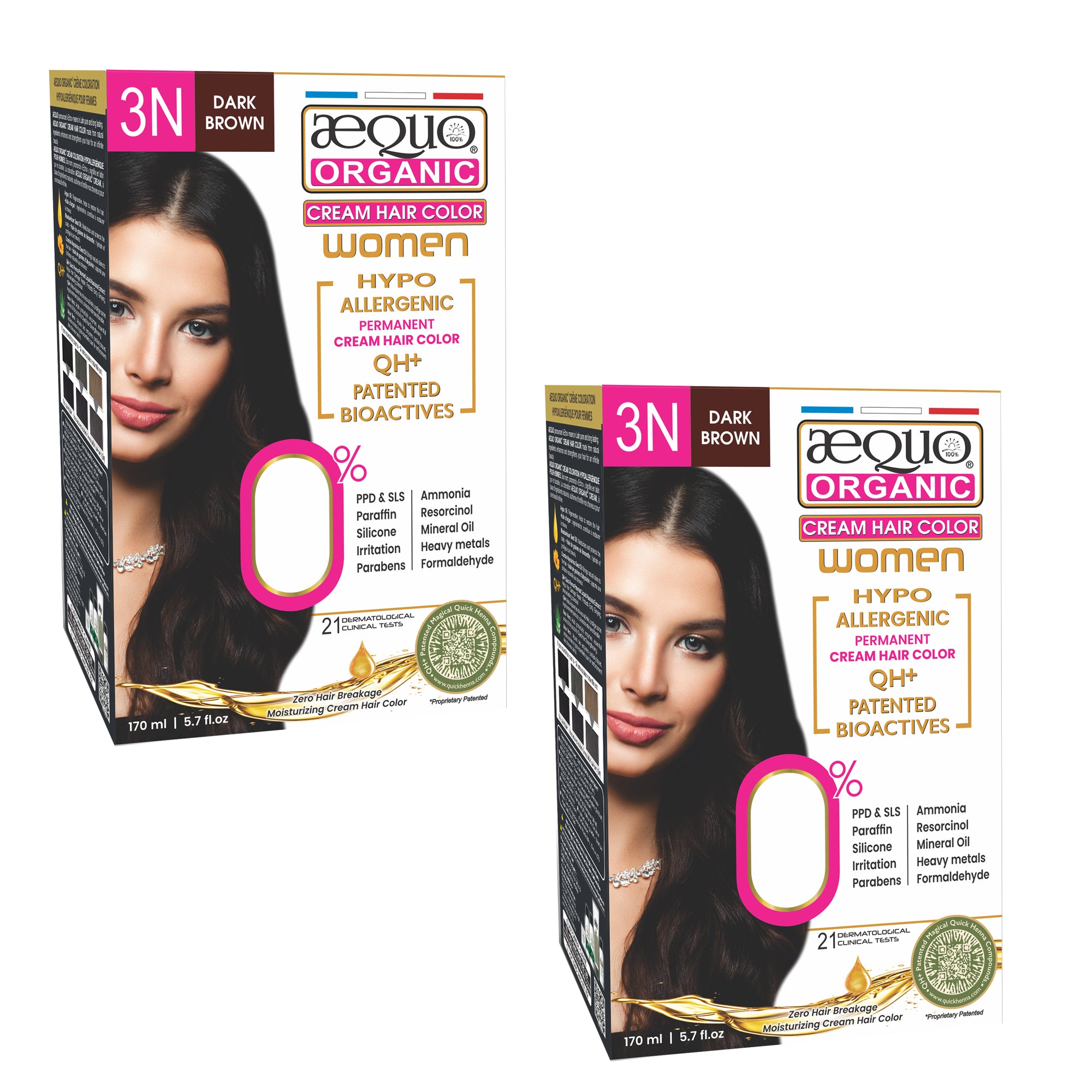 Aequo Organic Cream Hair Colour for Women- 170ml