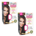 Aequo Organic Cream Hair Color Women-170ml-4N Medium Brown
