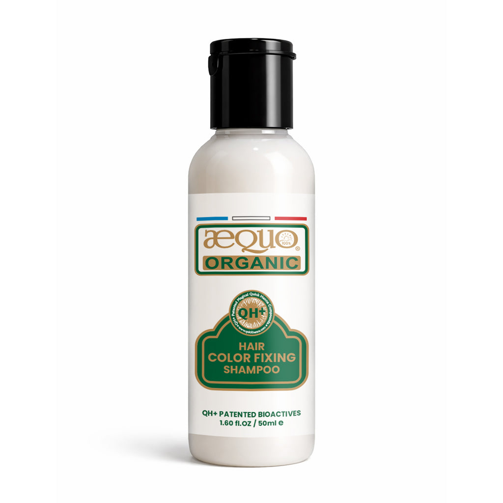 QH+ Aequo Organic Hair Colour Fixing Shampoo- 50ml